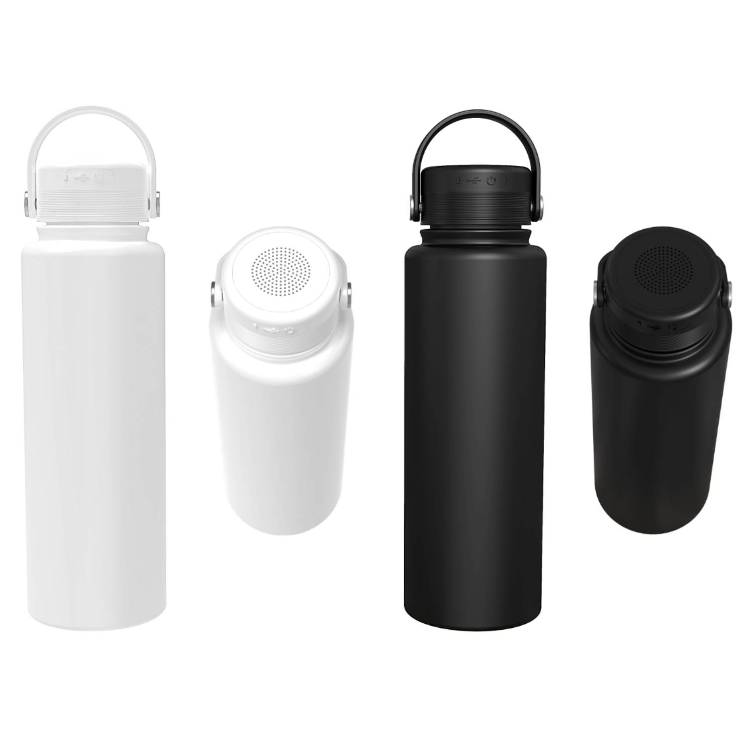 Double Wall Wireless Bluetooth Bottle, 40 oz., custom water bottle with logo imprint 3
