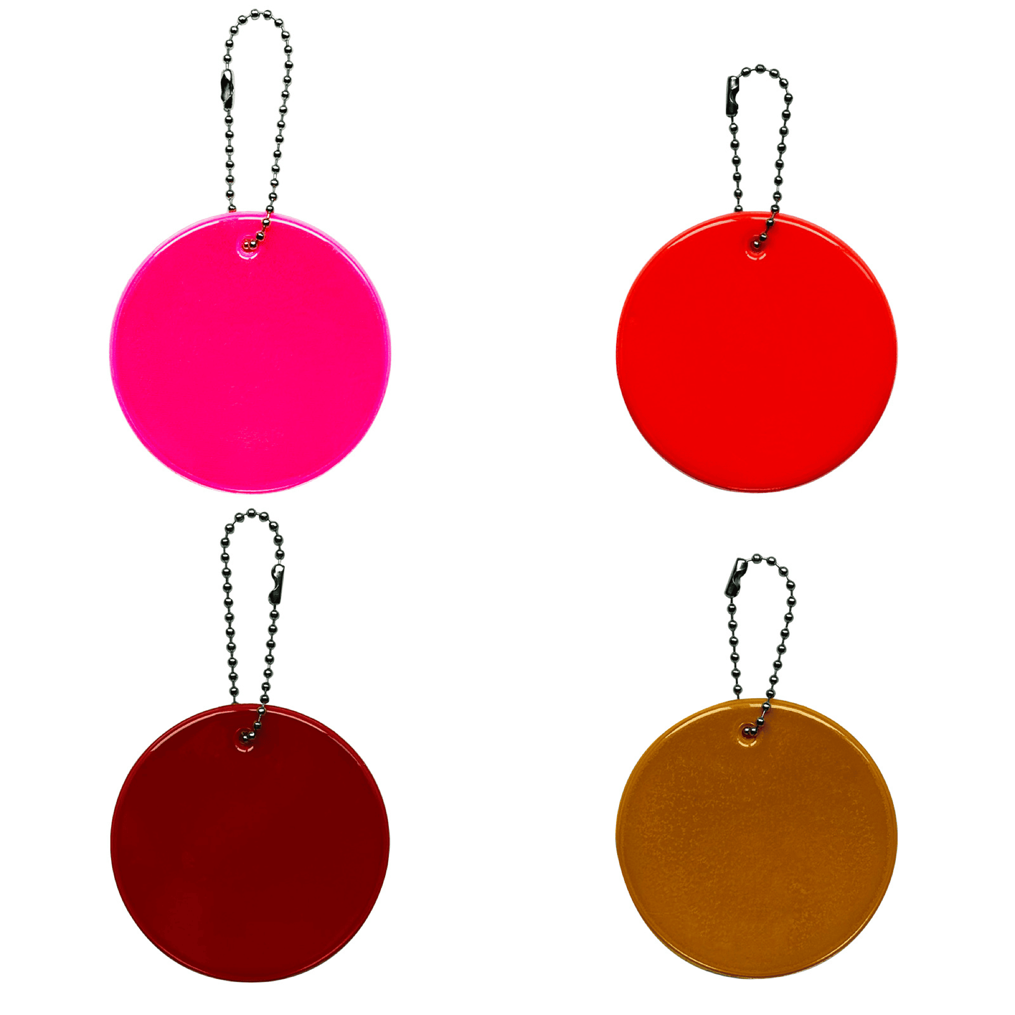 Circular Night Visibility Bag Charm 4