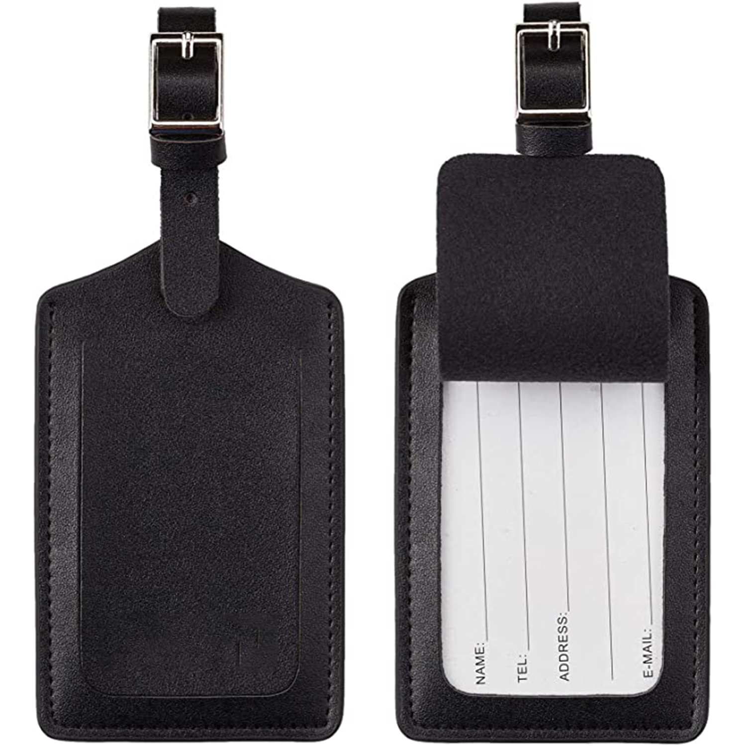 Leather Luggage Bag Case Tag 3