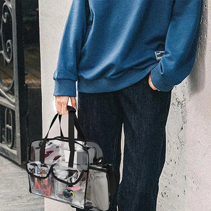 Waterproof Stadium Transparent Clear Tote Bags 1