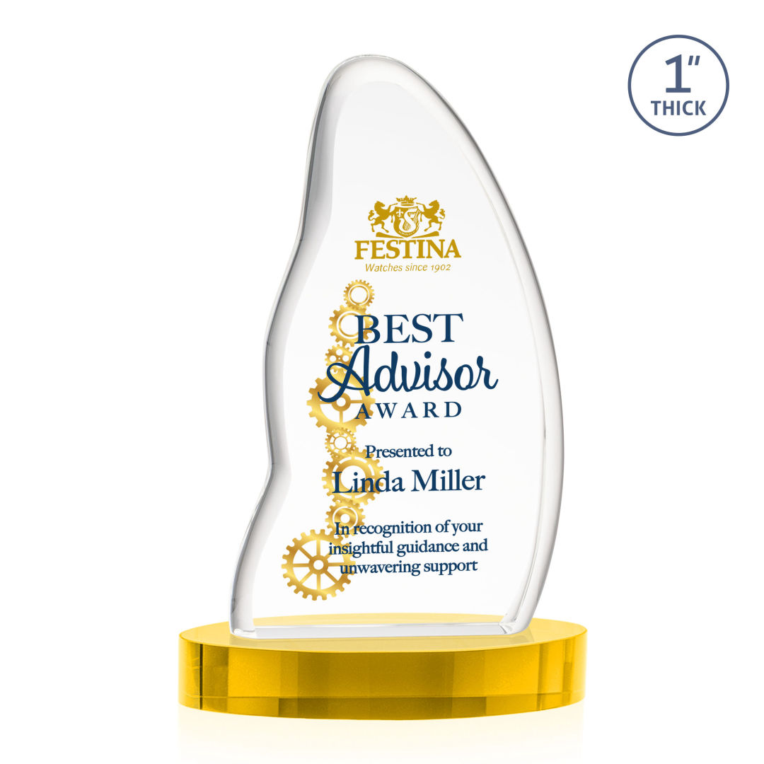 Beauford VividPrint™ Award on Base - Gold 10