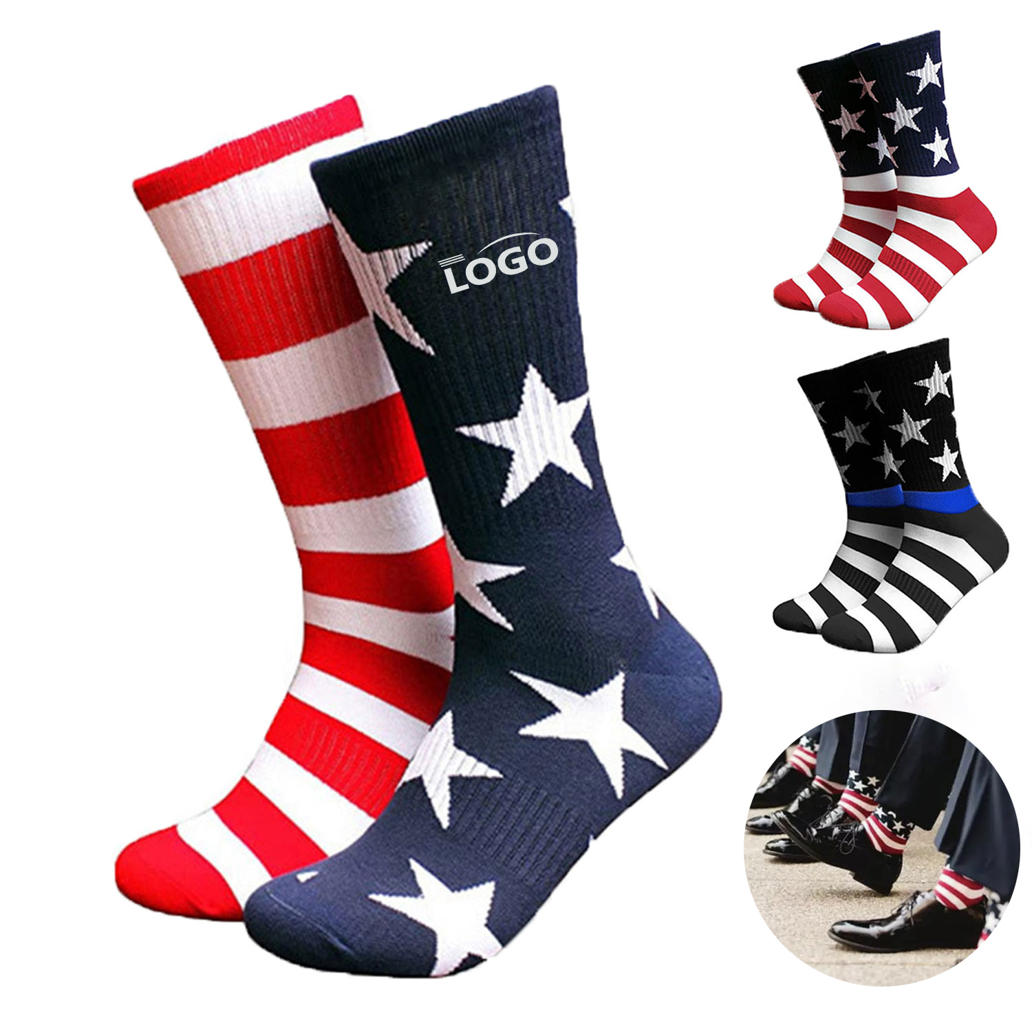 American Flag Patriotic Socks 2