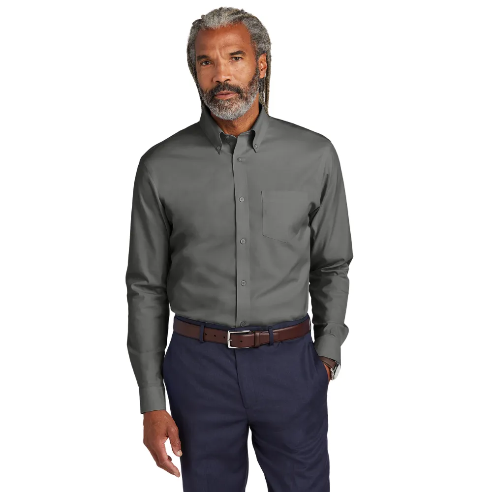 Brooks Brothers(R) Tall Wrinkle-Free Stretch Pinpoint Shirt 6
