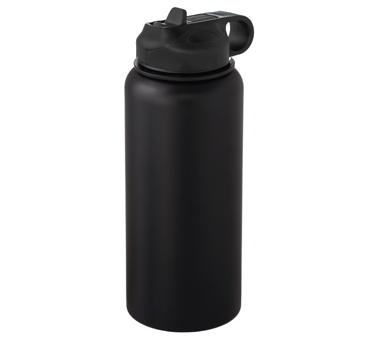 Double Wall Stainless Steel Water Bottle with Straw, 32 oz. 3