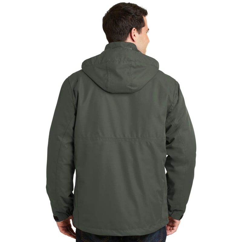 Port Authority Herringbone 3-in-1 Parka. 8