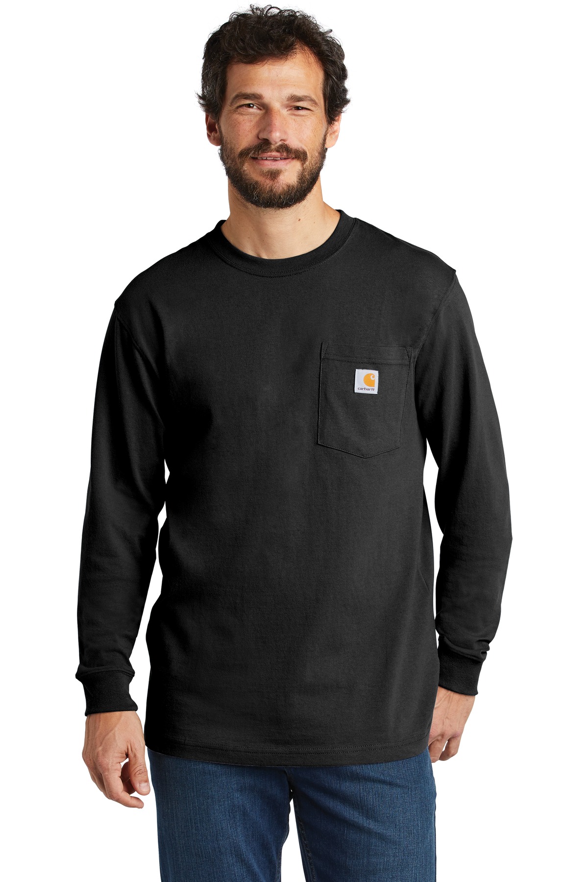 Carhartt Workwear Pocket Long Sleeve T-Shirt. CTK126 34