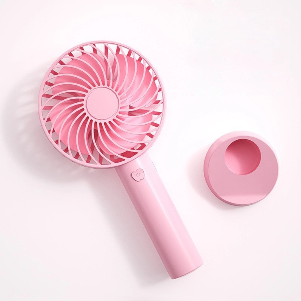 Travel Mini Handheld Fan with Phone Holder Base 1