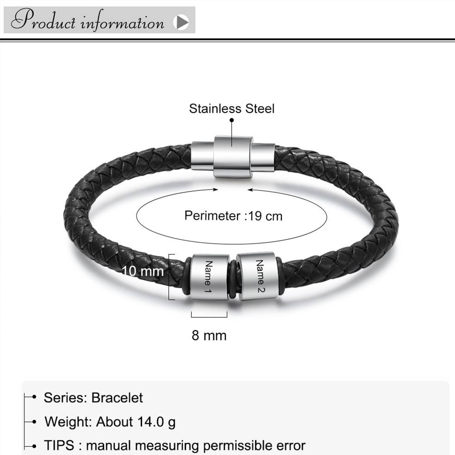 Leather rope bracelet 2