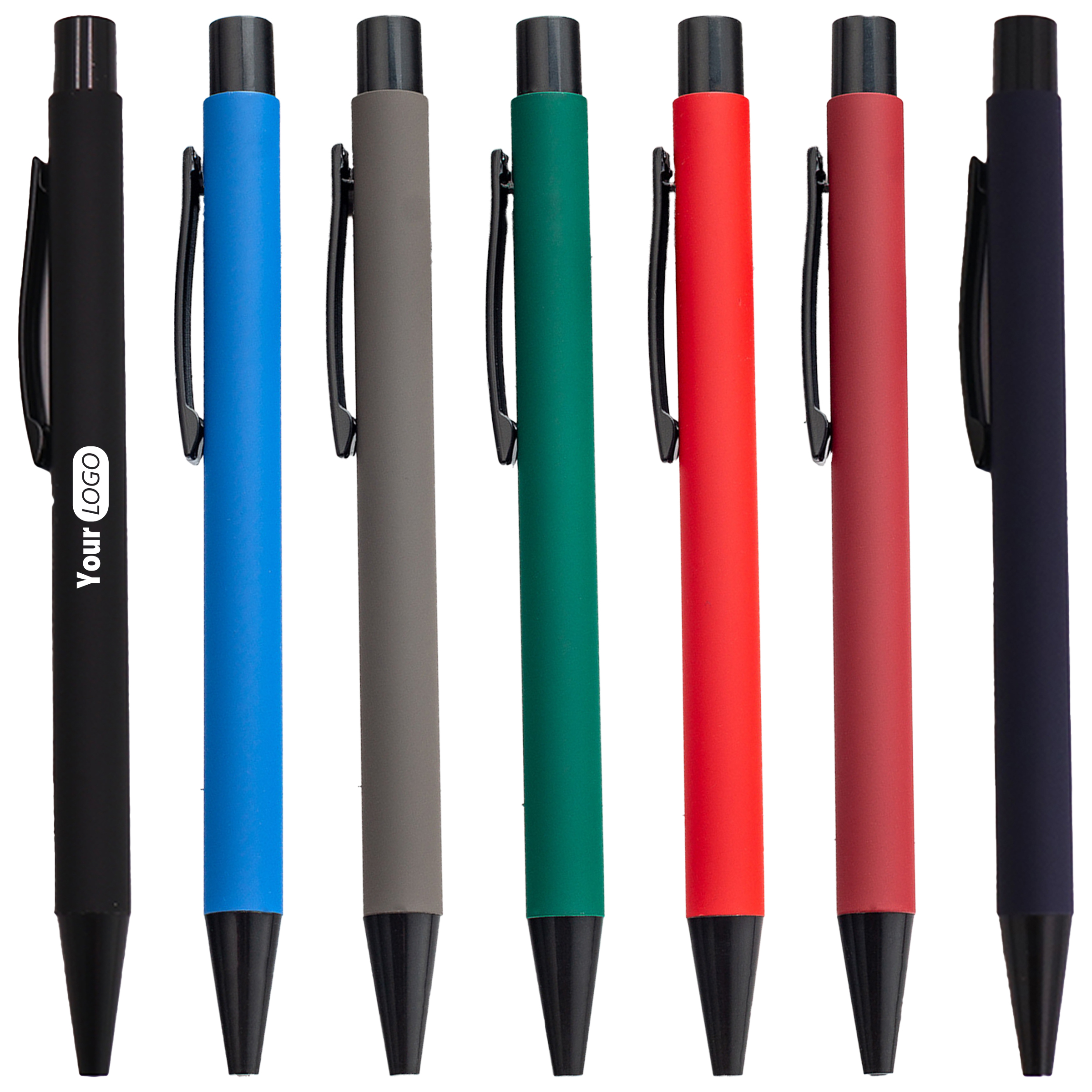 Metal Solid Color Ballpoint Pen 7