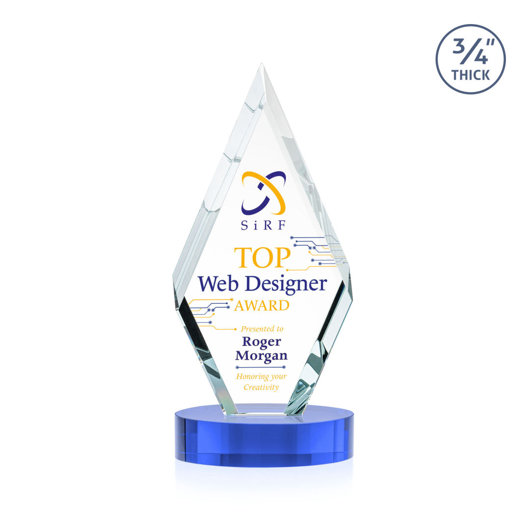 Richmond VividPrint™ Award on Alberton Base - Sky Blue 5