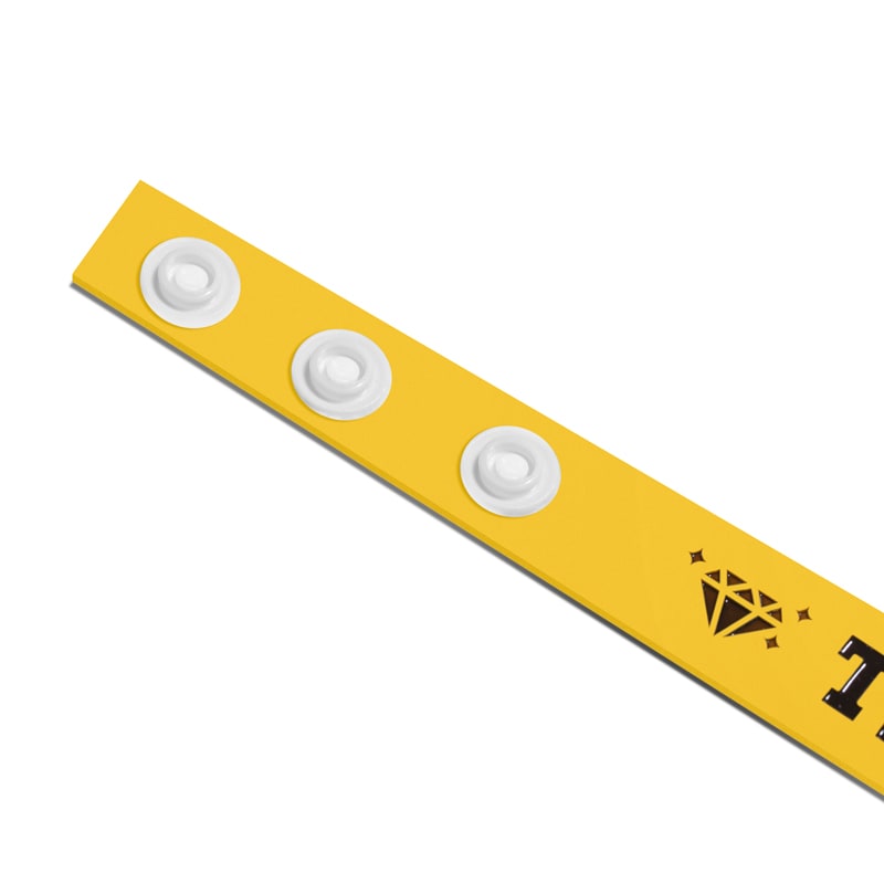 Ink Injected Silicone Adjustable  Wristbands 1