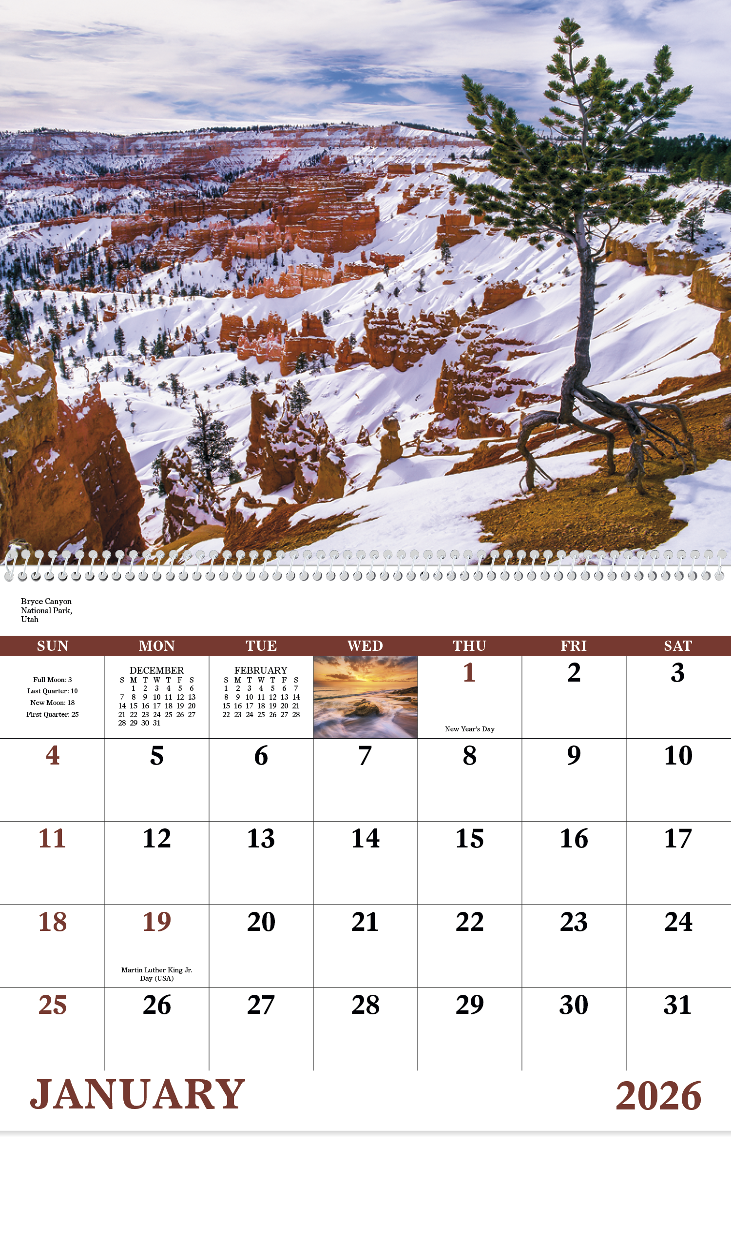 Good Value™ Landscapes of America - Spiral Calendar 30