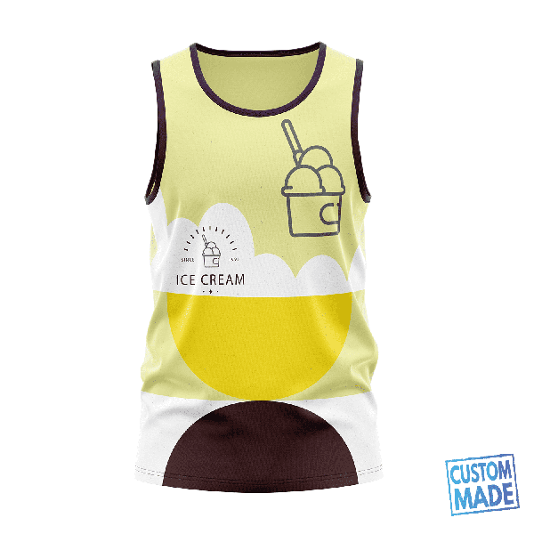 Unisex & Kids' Sublimation Jersey Style Tank Top - Performance Mesh Options 3