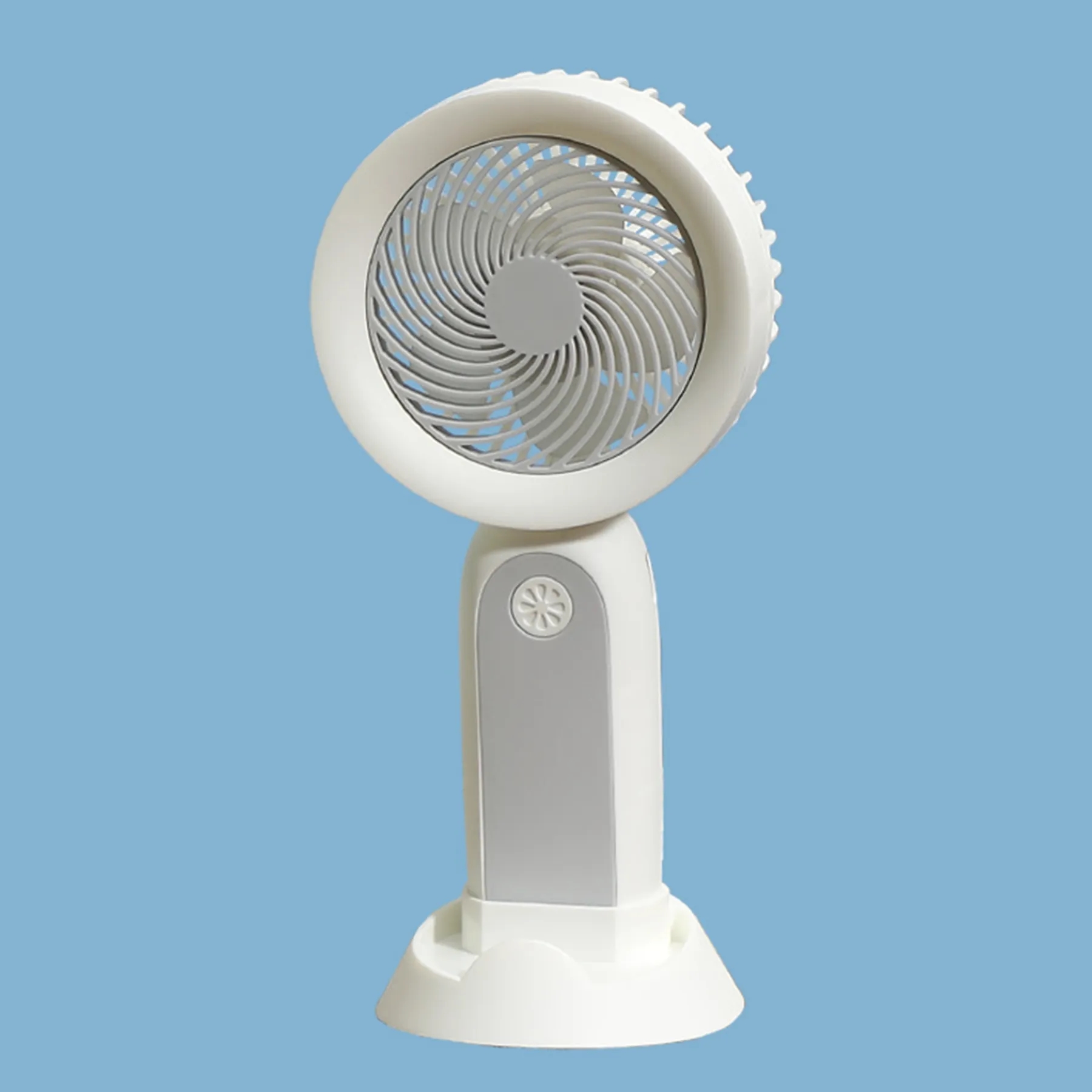 300 mAh Rechargeable Hand Held Fan with Phone Holder 8