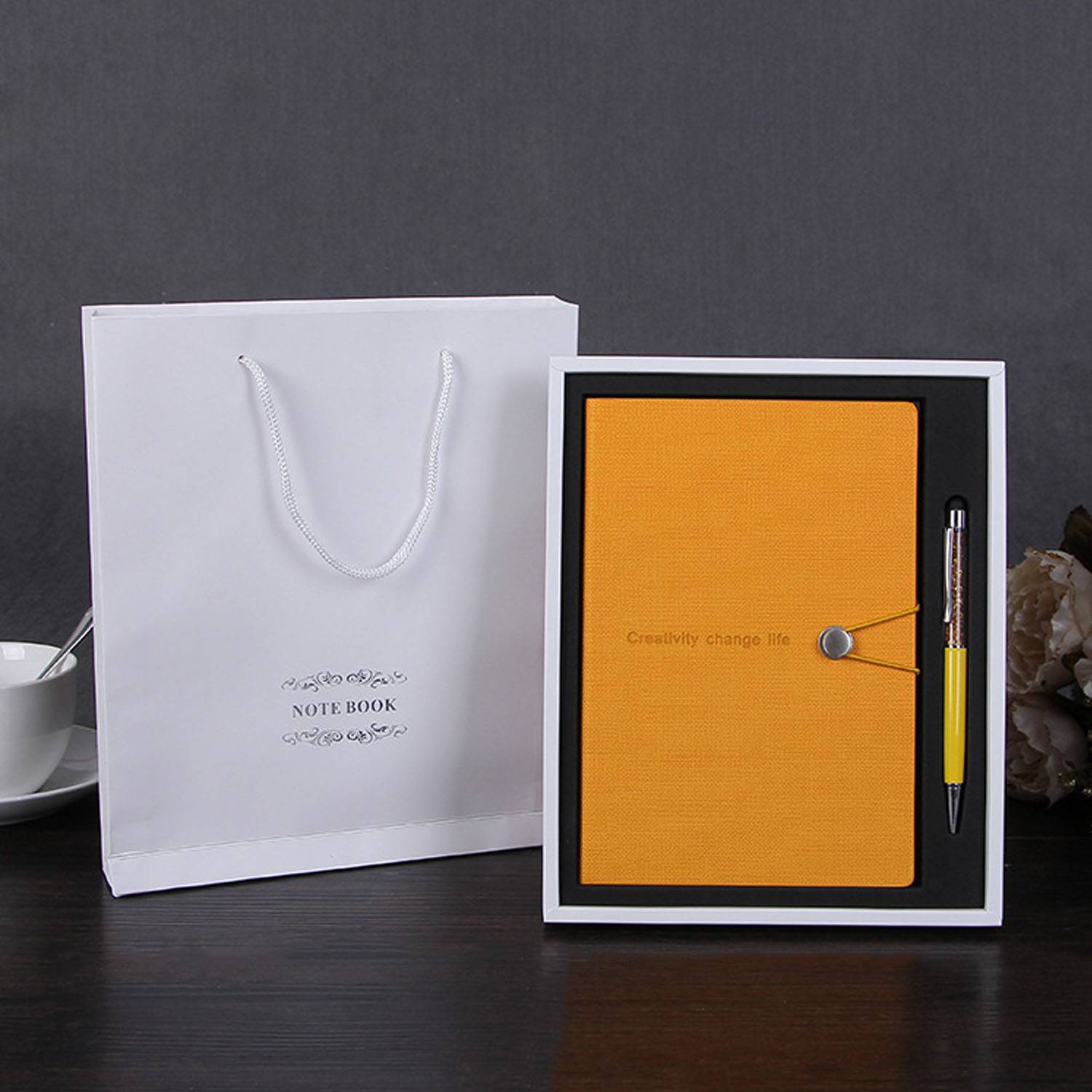 Journal Notebook with Pen Gift Set 8