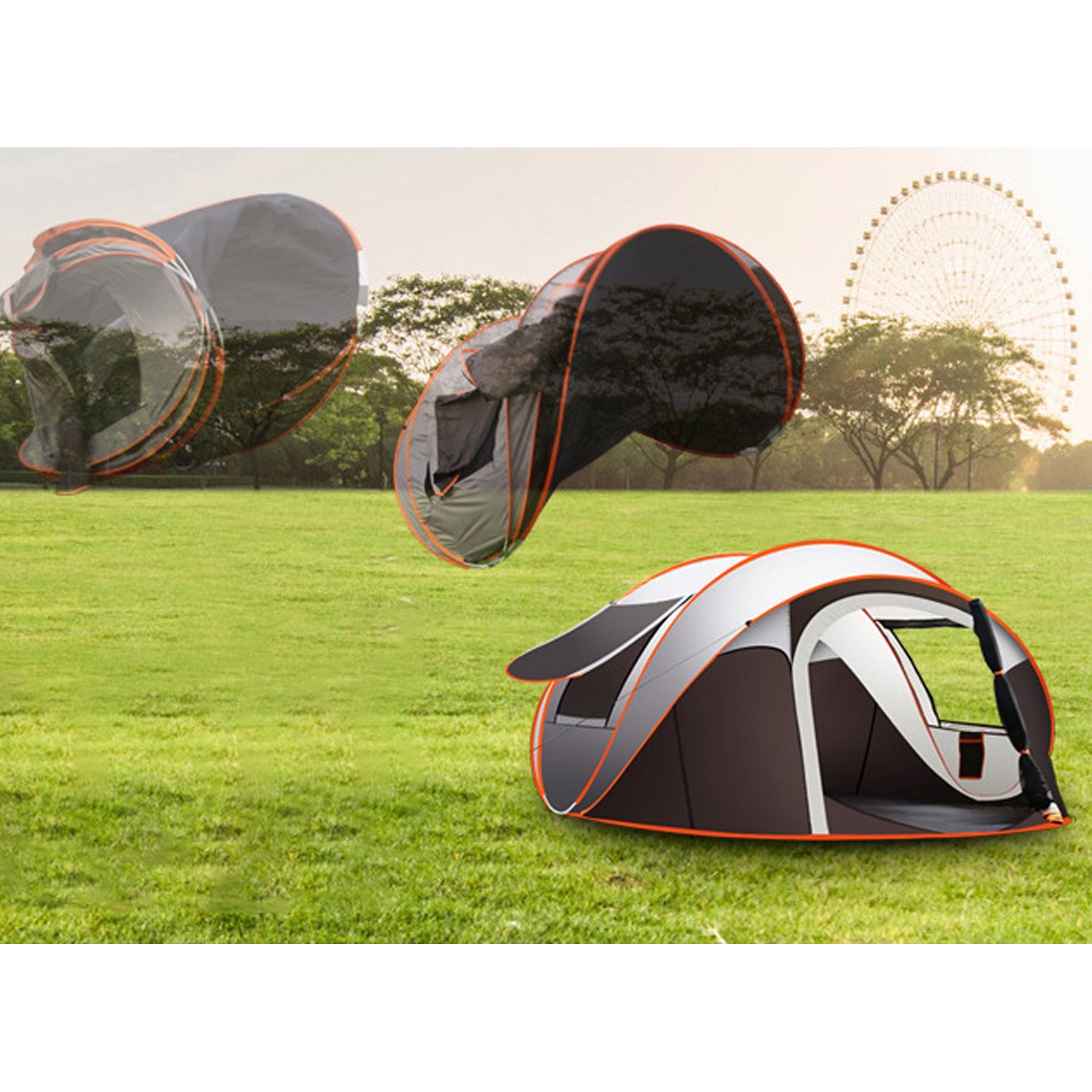 Full-Automatic Quick-Opening Rainproof Shelter Large Tent 3
