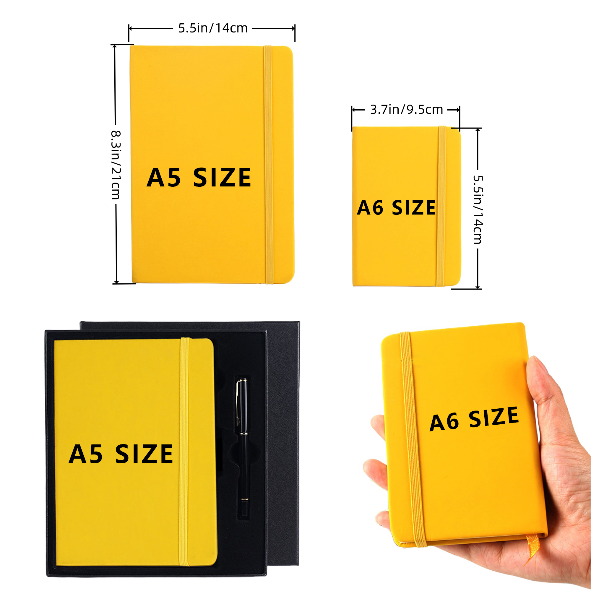 A5/A6 Softcover Elastic Band Notebook 2