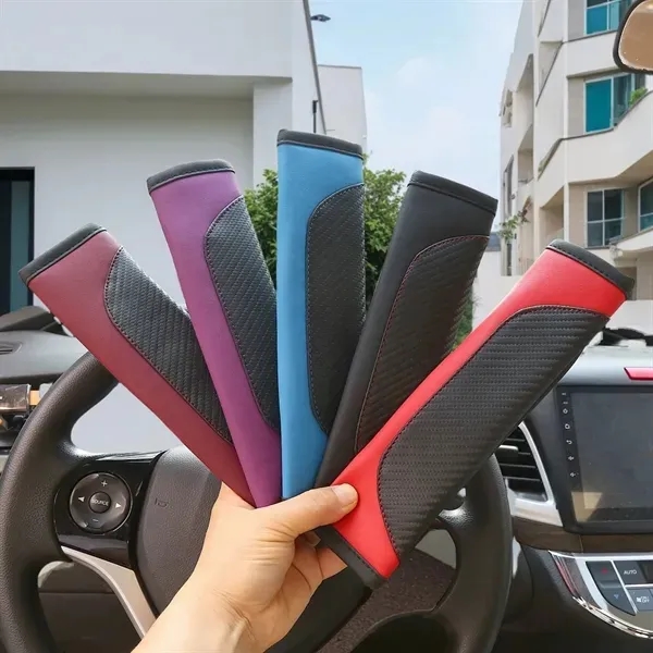 Car Seat Belt Shoulder Pads - Comfortable Cushioned Guards 1