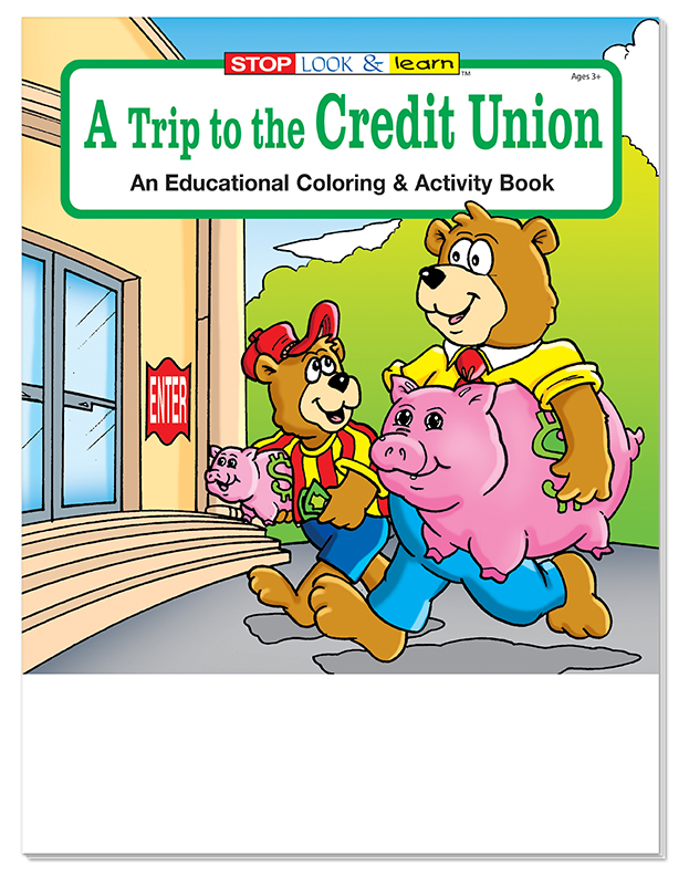COLORING BOOK - A Trip to the Credit Union Coloring & Activity Book 2