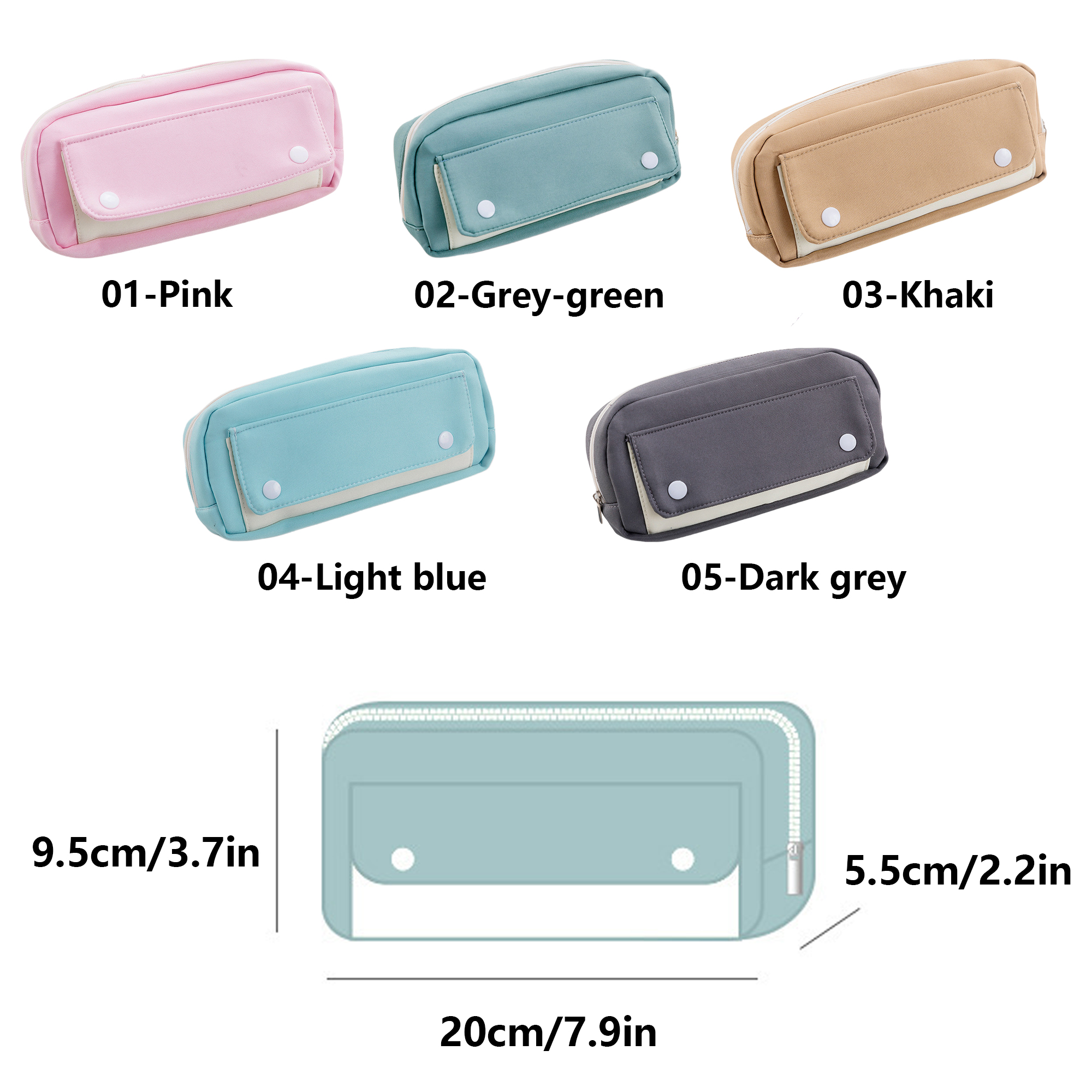 Versatile Magnetic Zipper Pouch MOQ50 2