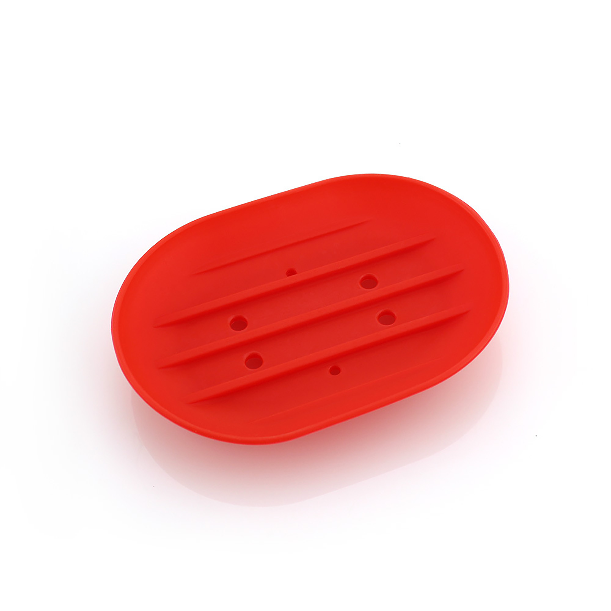 Ellipse Silicone Draining Soap Dish 1