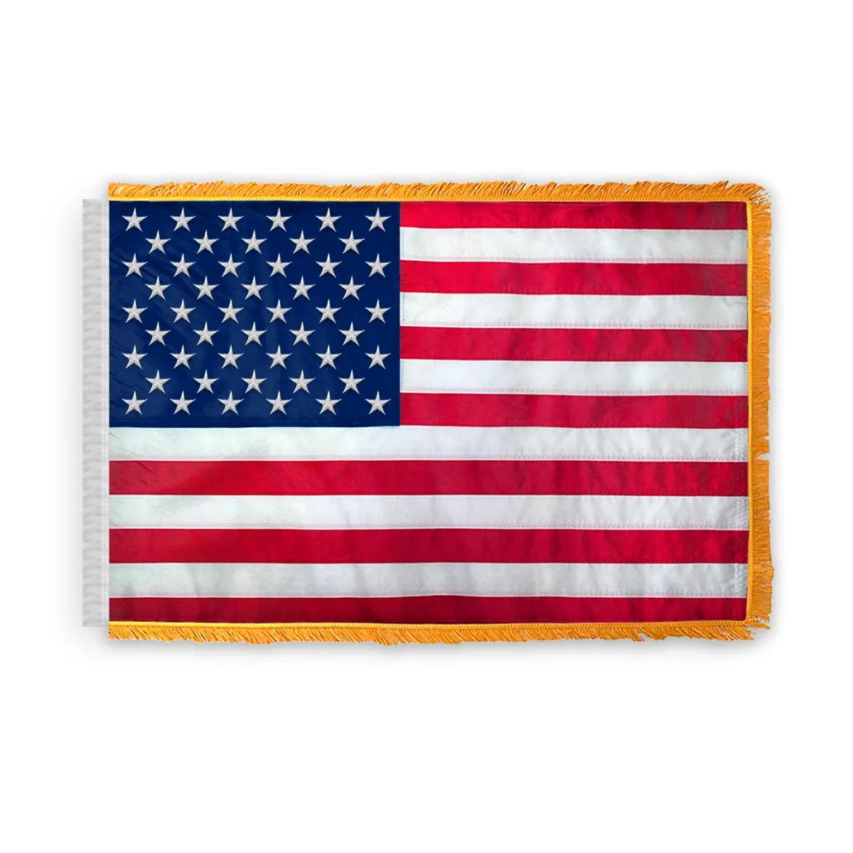 USA Embroidered Ceremonial Flags With Fringe 5