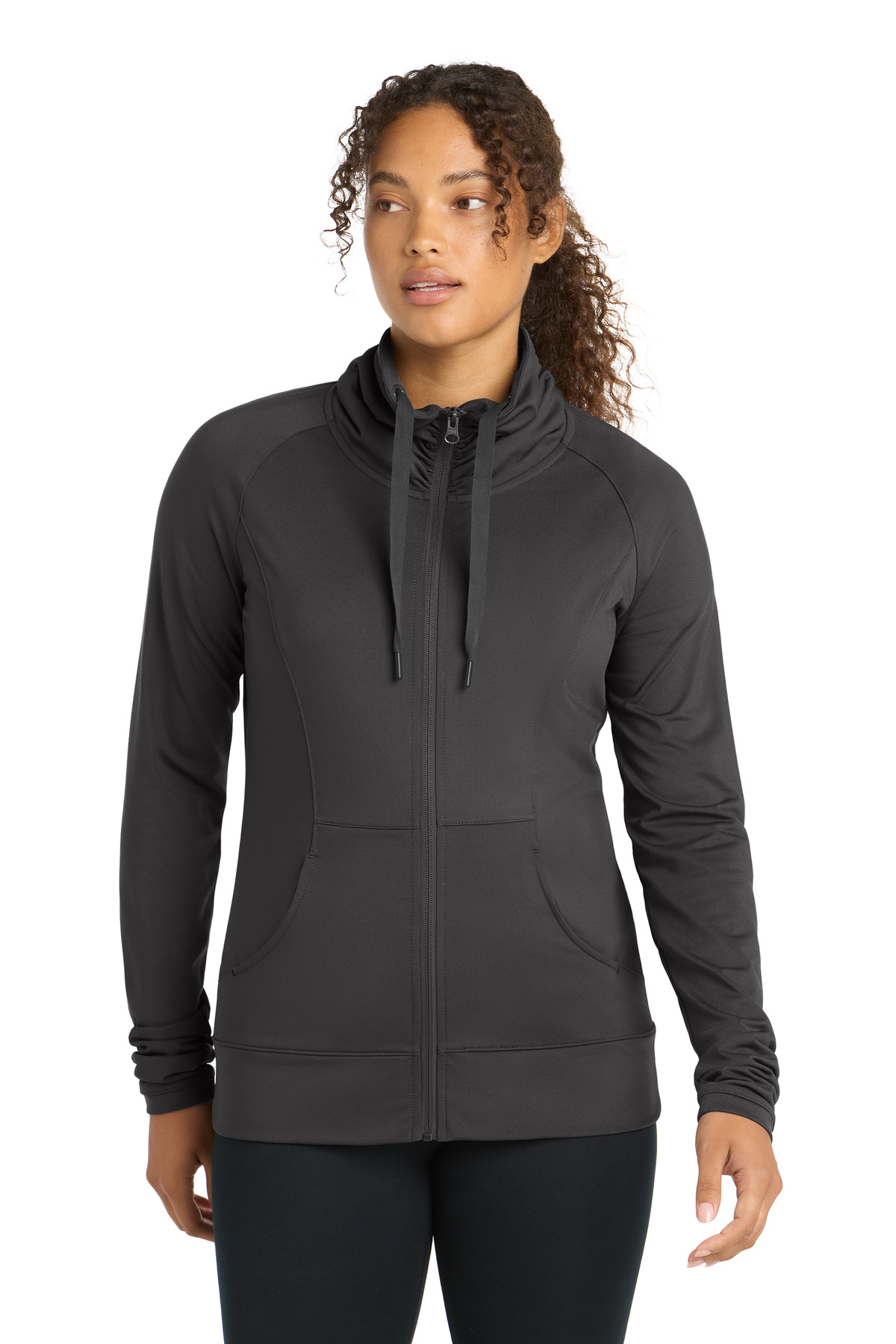 Sport-Tek Women's Sport-Wick Stretch Full-Zip Jacket. LST852 8