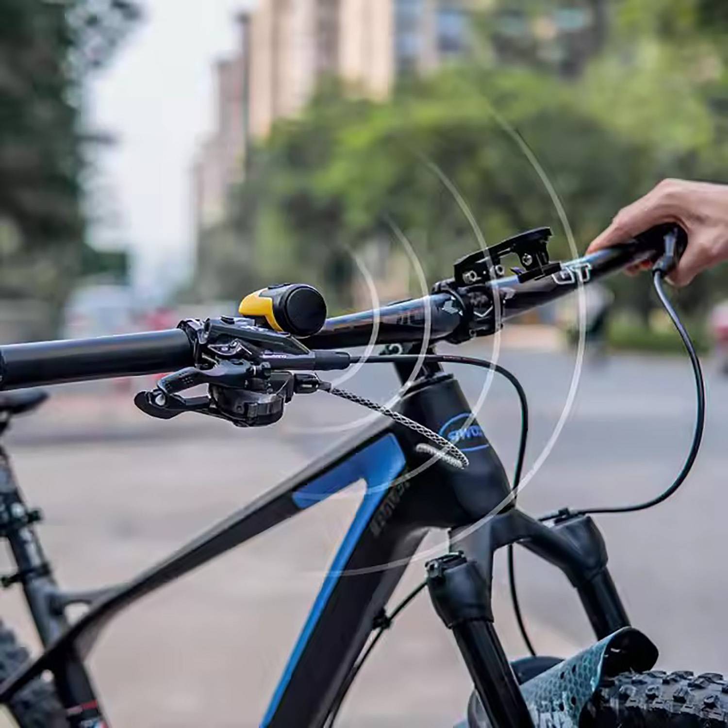 125dB Anti Theft Bicycle Electronic Alarm Horn 4