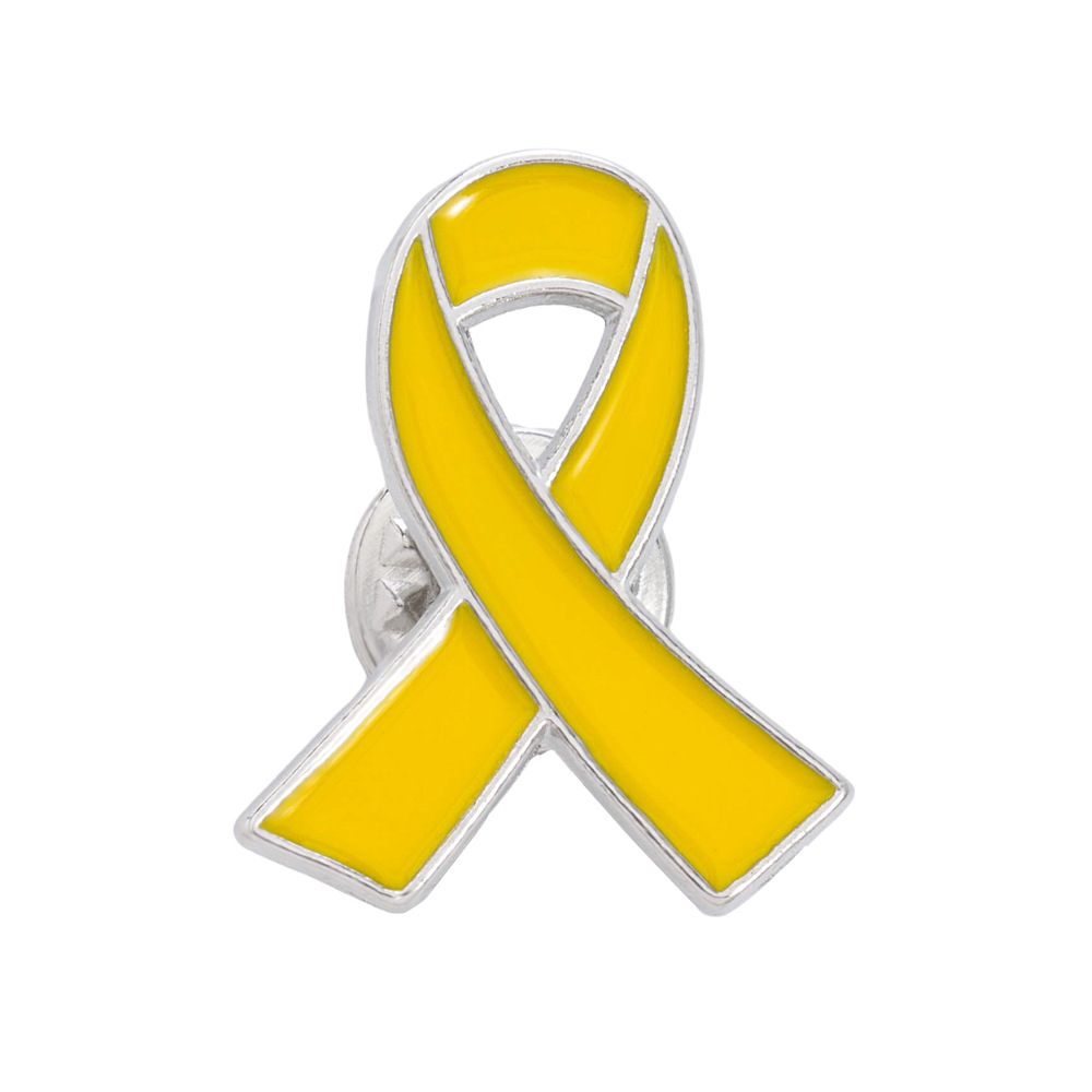 Metal Awareness Ribbon Lapel Pin 10