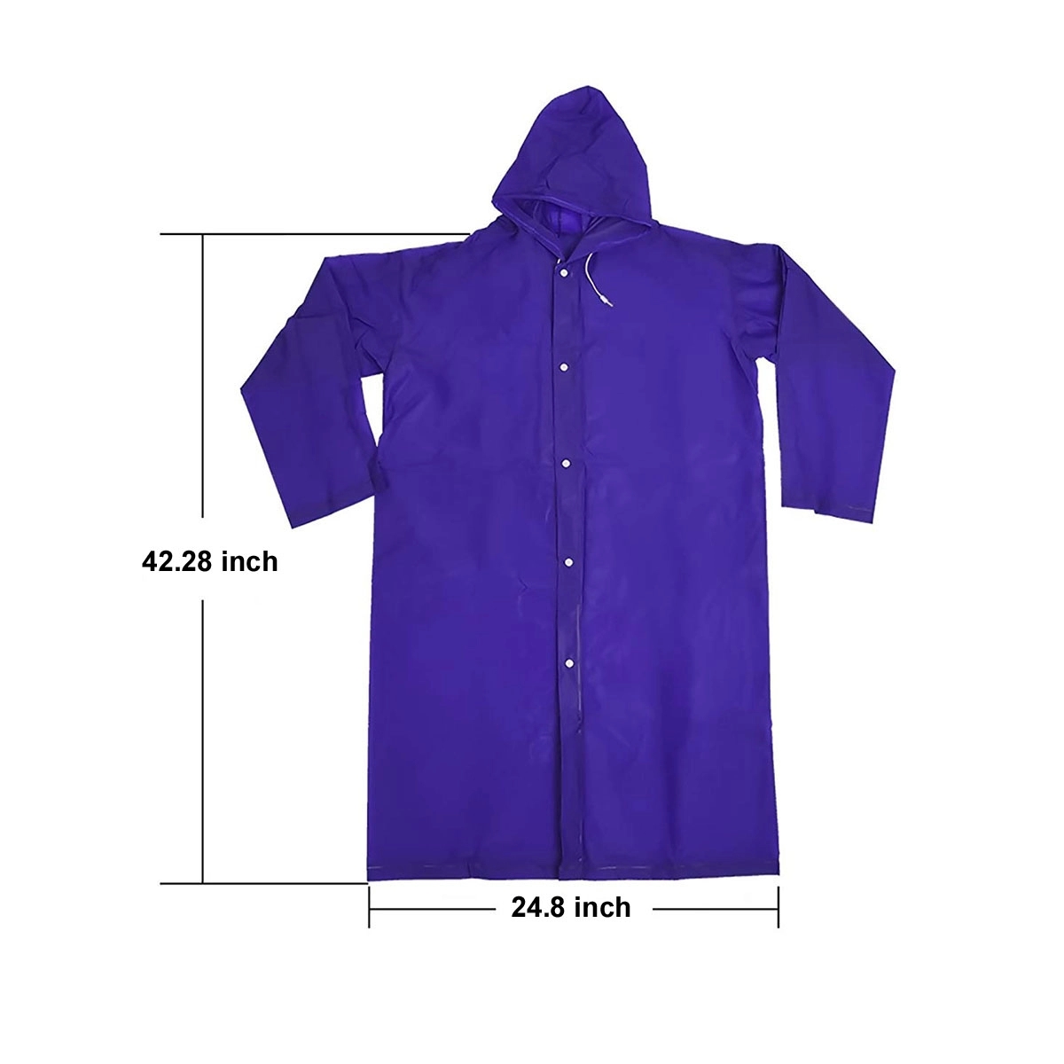 Rain Poncho With Hood 2