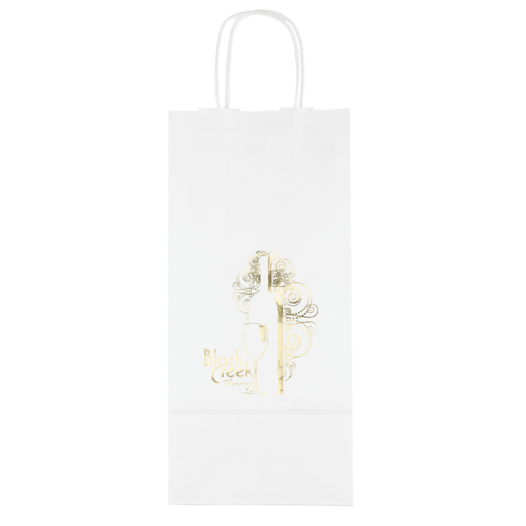 Vino - White Shopper - Foil Print 2