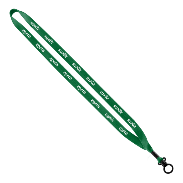 1/2" Polyester Lanyard with Plastic O-Ring 14