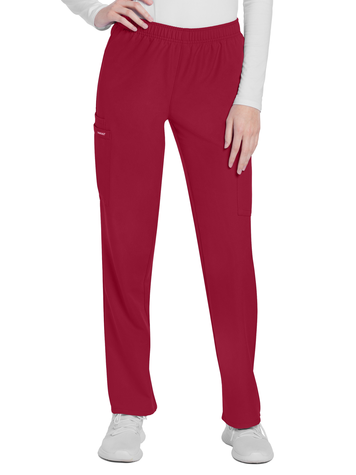 Cherokee - WW Originals Ultra - Women's 3-Pocket Mid Rise Cargo Pant 32