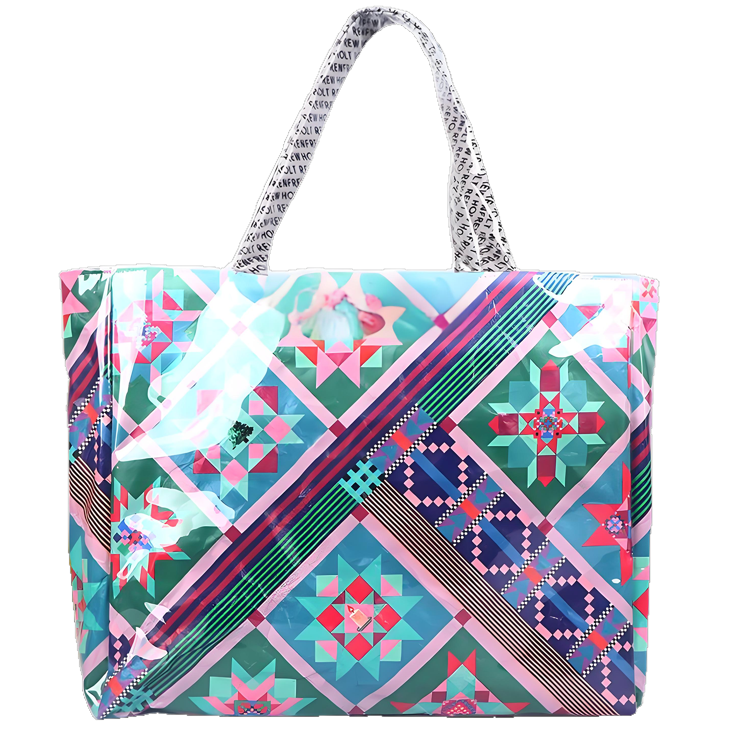Kraft Paper Single-Shoulder Shopping Duffel Bag 2