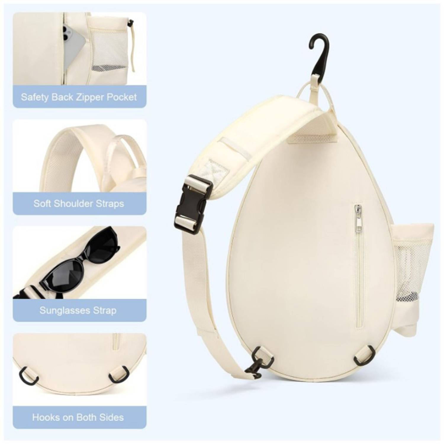Portable & Durable Polyester Racket Sports Bag 8