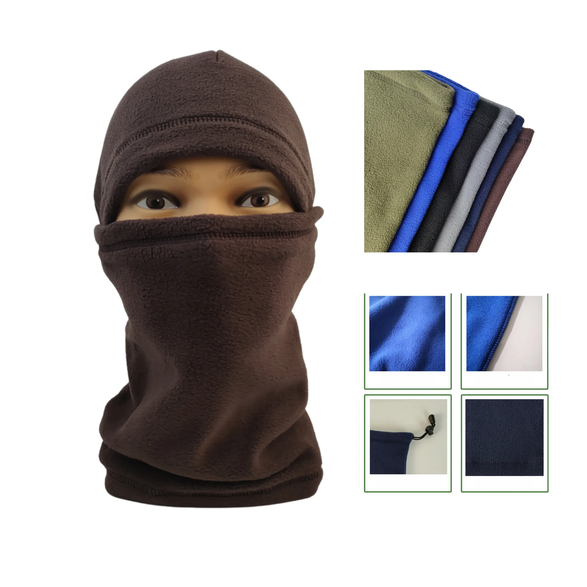 MOQ 50 Outdoor Cycling Face Mask and Hat Set