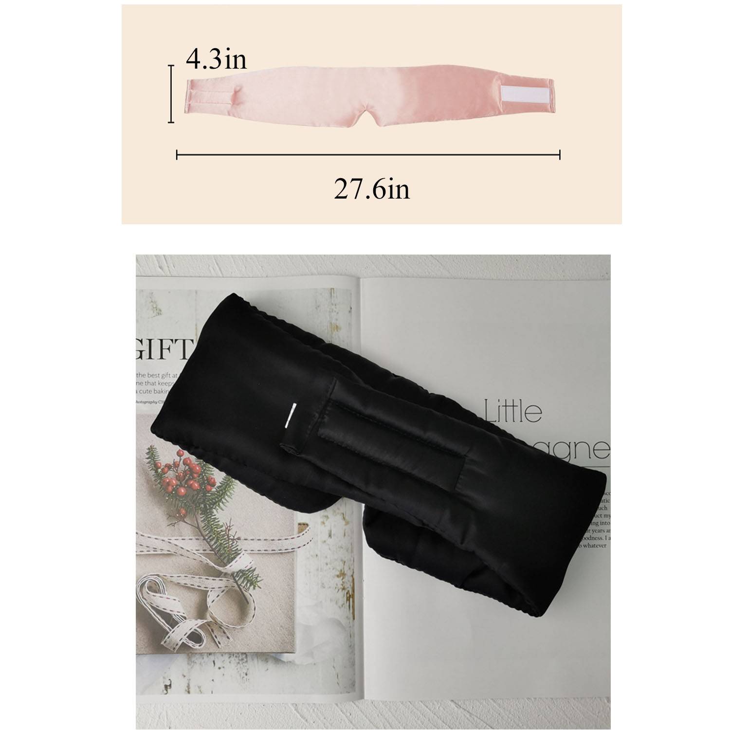 Serenity Full-Coverage Satin Sleep Mask 2