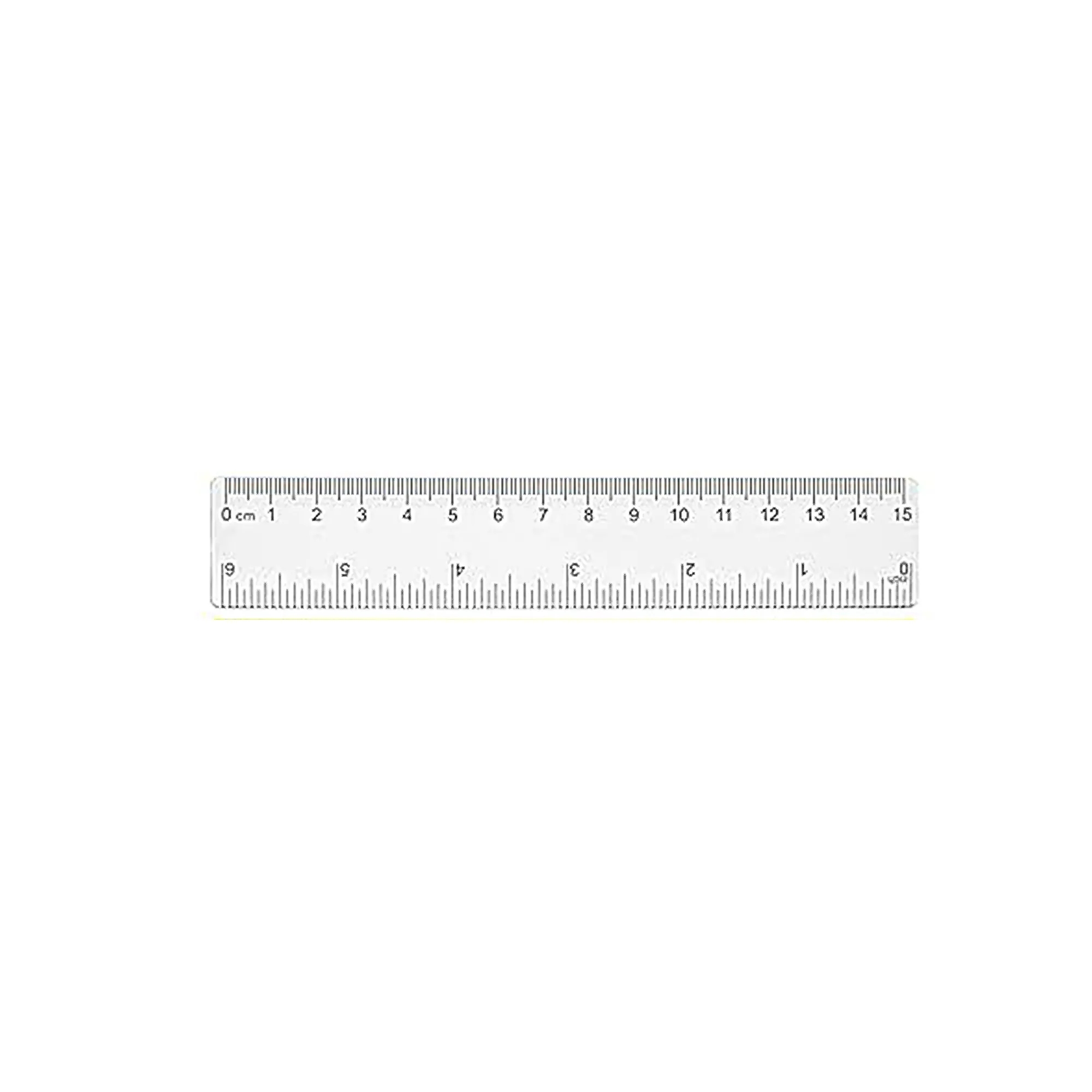 Transparent Plastic Ruler for Office and Learning Use 3