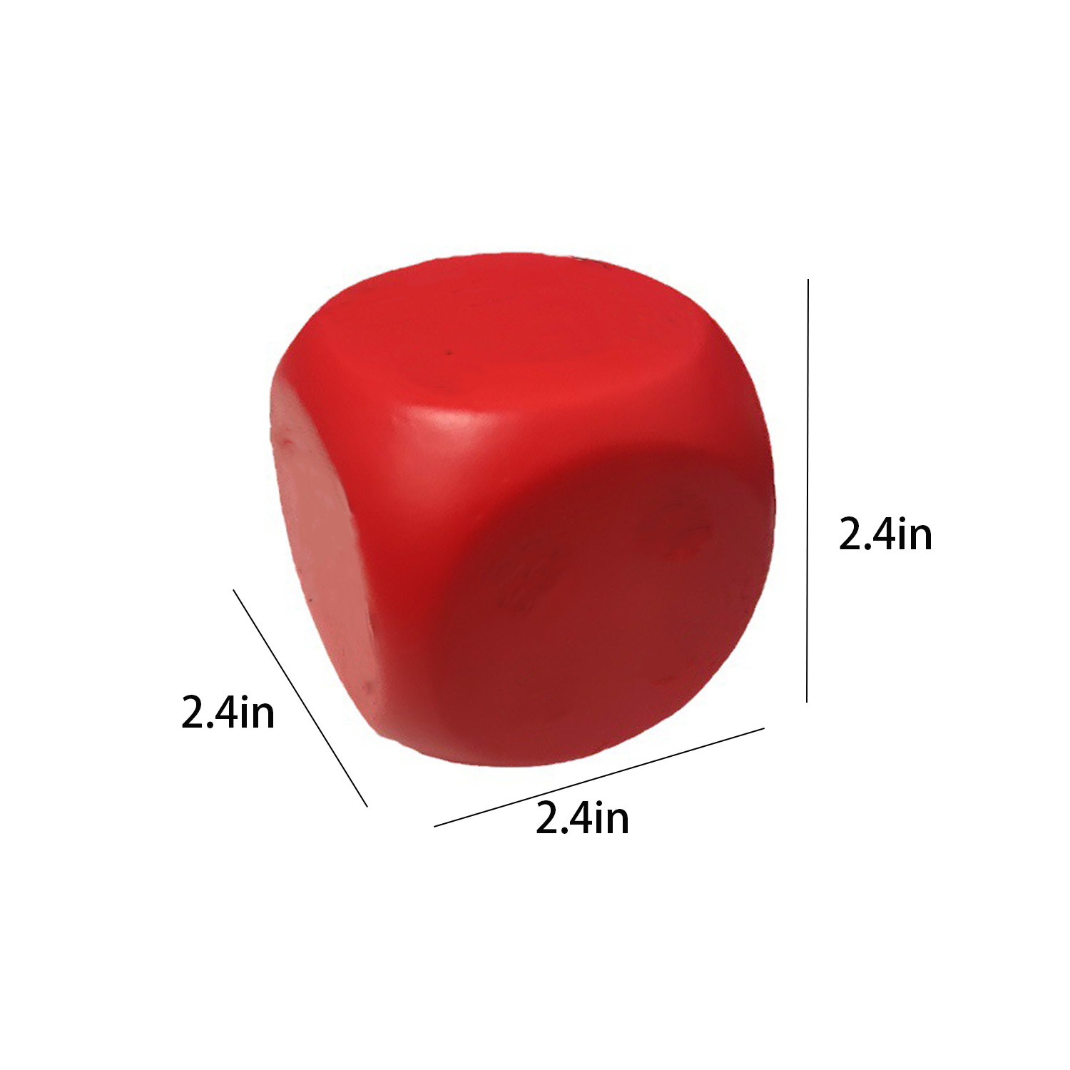 Creative pu stress dice 6