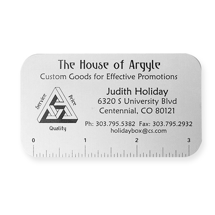 Aluminum Business Card 7