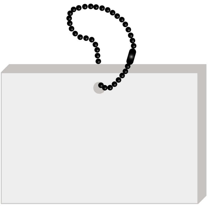Rectangle Key Tag 6