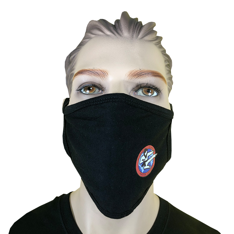 Cotton 2-ply Mask (Full Color Logo), Adult Size 2