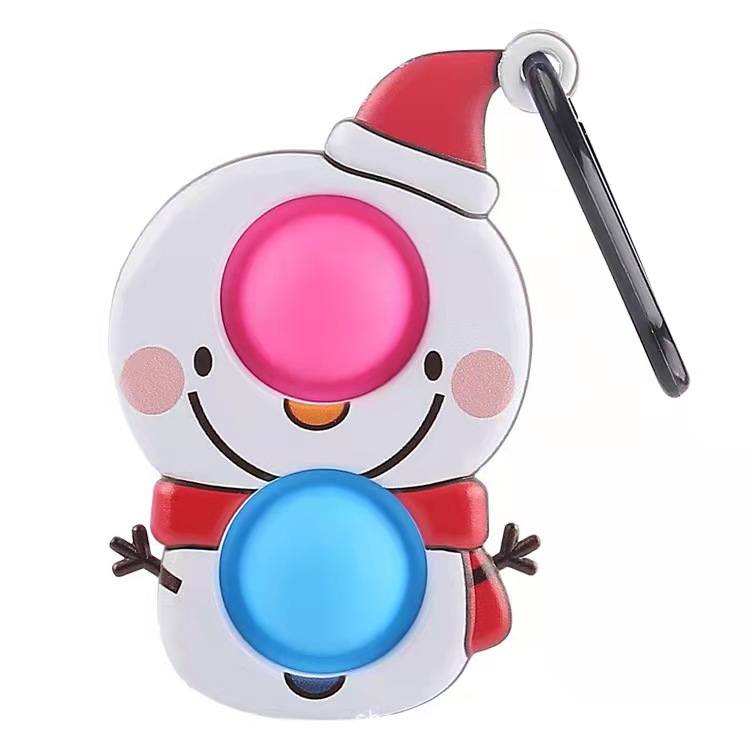 Christmas Mini Pop Fidget Simple Dimple Bubble Sensory Toy for Kids and Adults 15