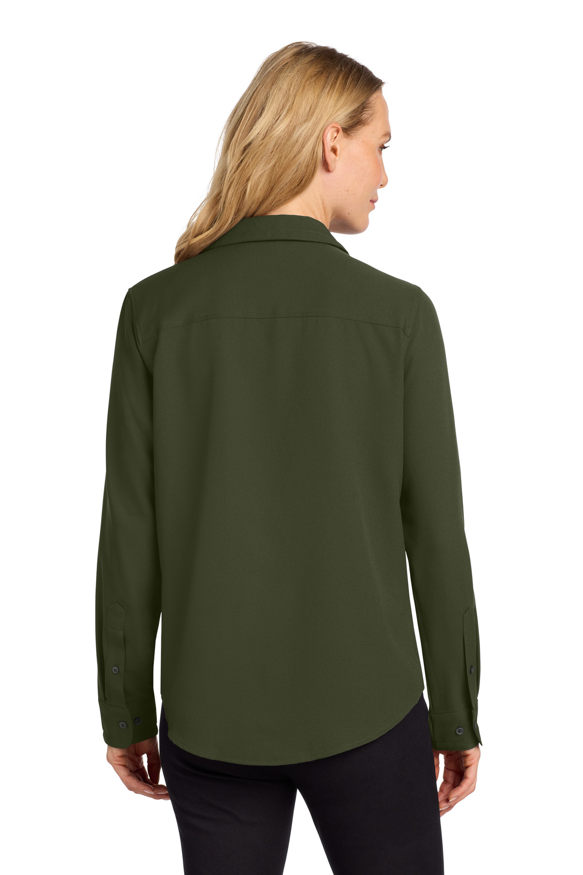 Mercer+Mettle Women's Stretch Crepe Long Sleeve Camp MM2013 2