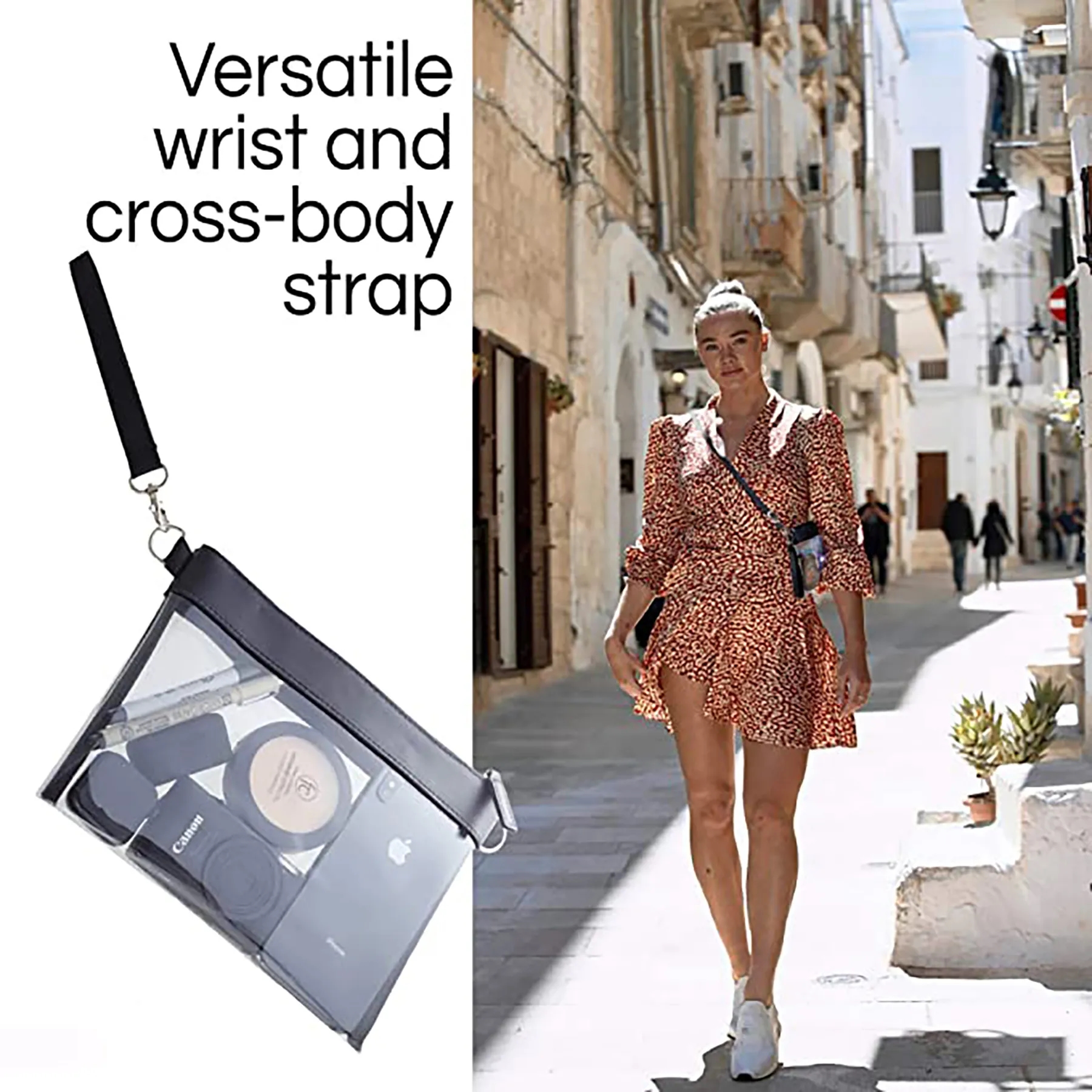 Clear PU Leather Concert Bag 6