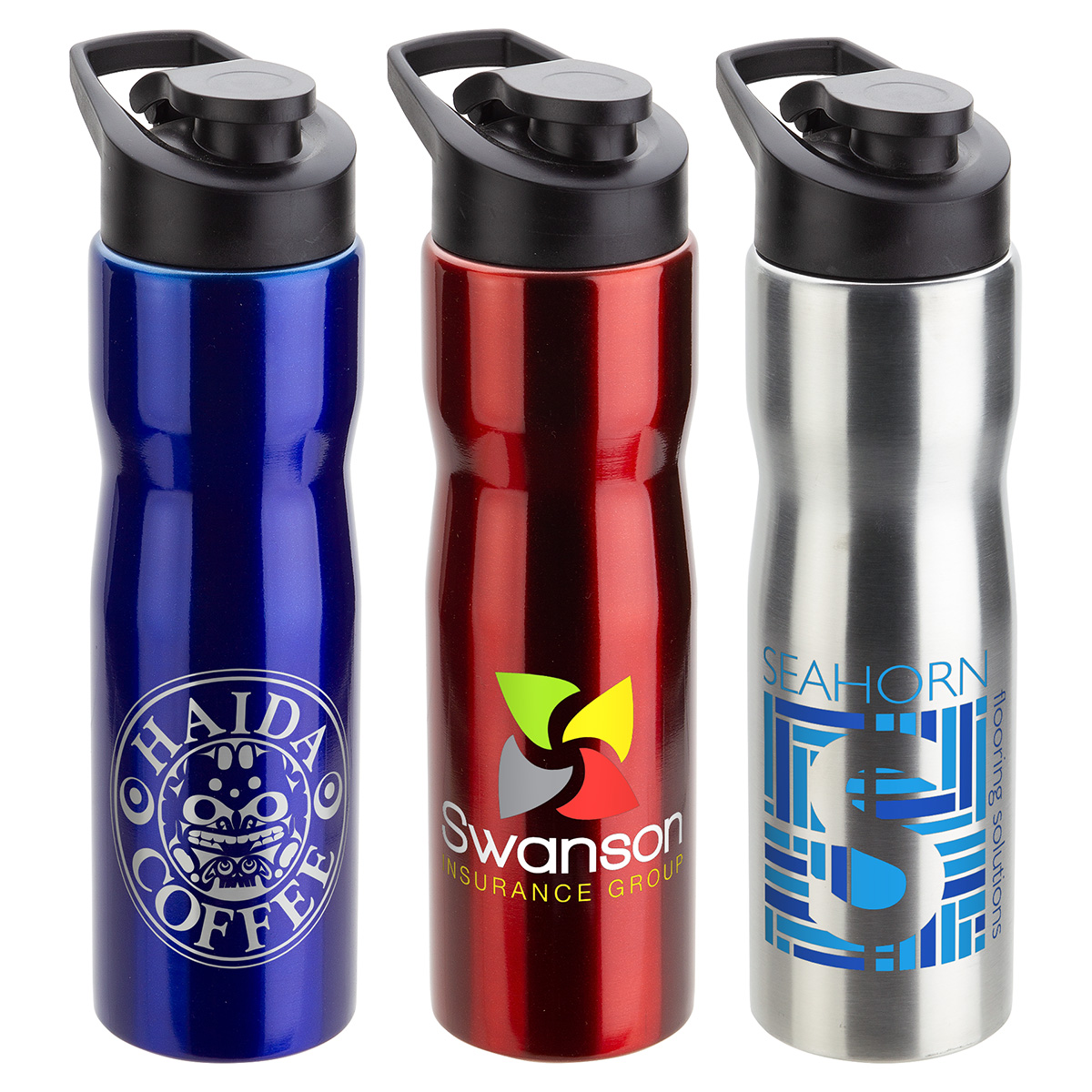 Crescent 25 oz Stainless Steel Bottle, custom water bottle with logo imprint 14