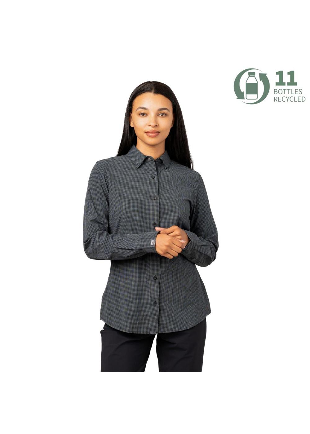 Storm Creek Women's Influencer 4-Way Stretch Windowpane Woven Shirt 12