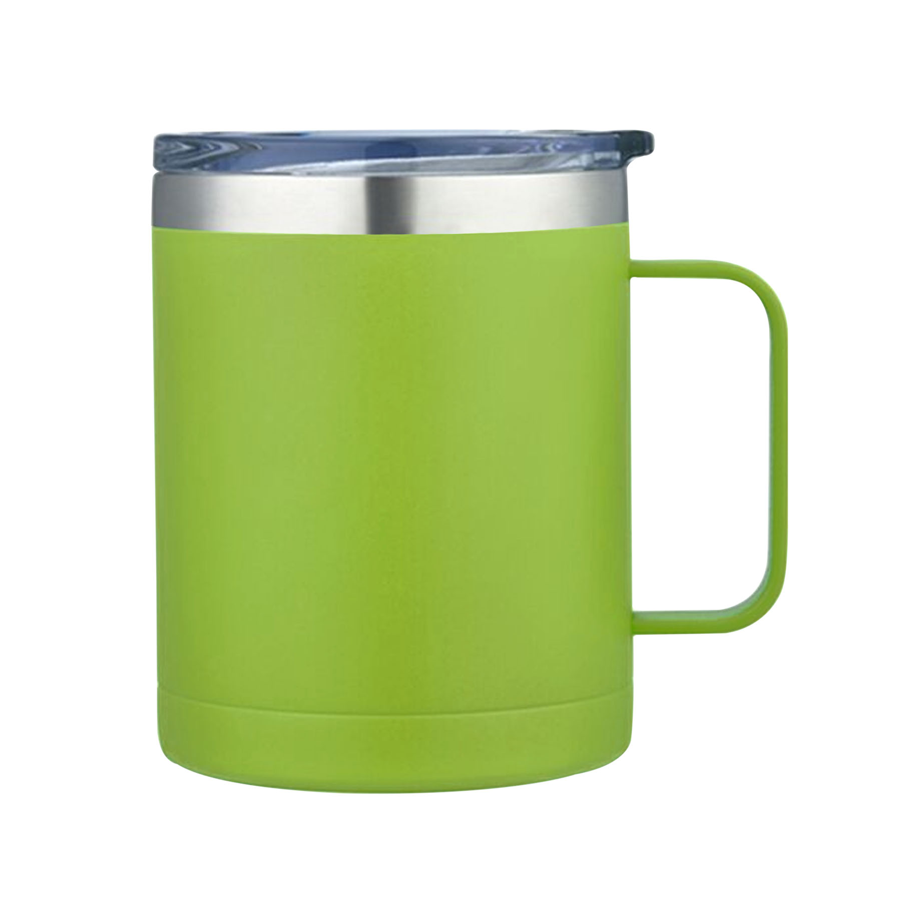 Glamping 14 oz. Double-Wall Stainless Mug w/Clear Acrylic Sliding lid 2