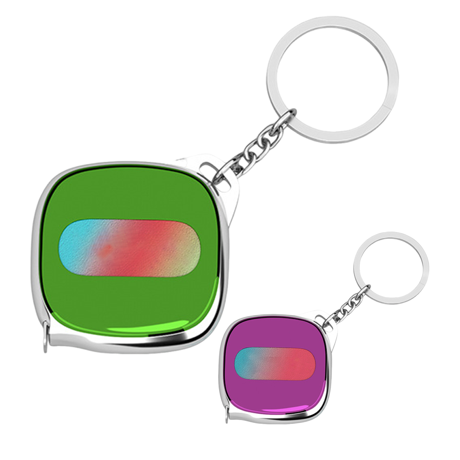 Mini Retractable Measuring Tape Keychian 6