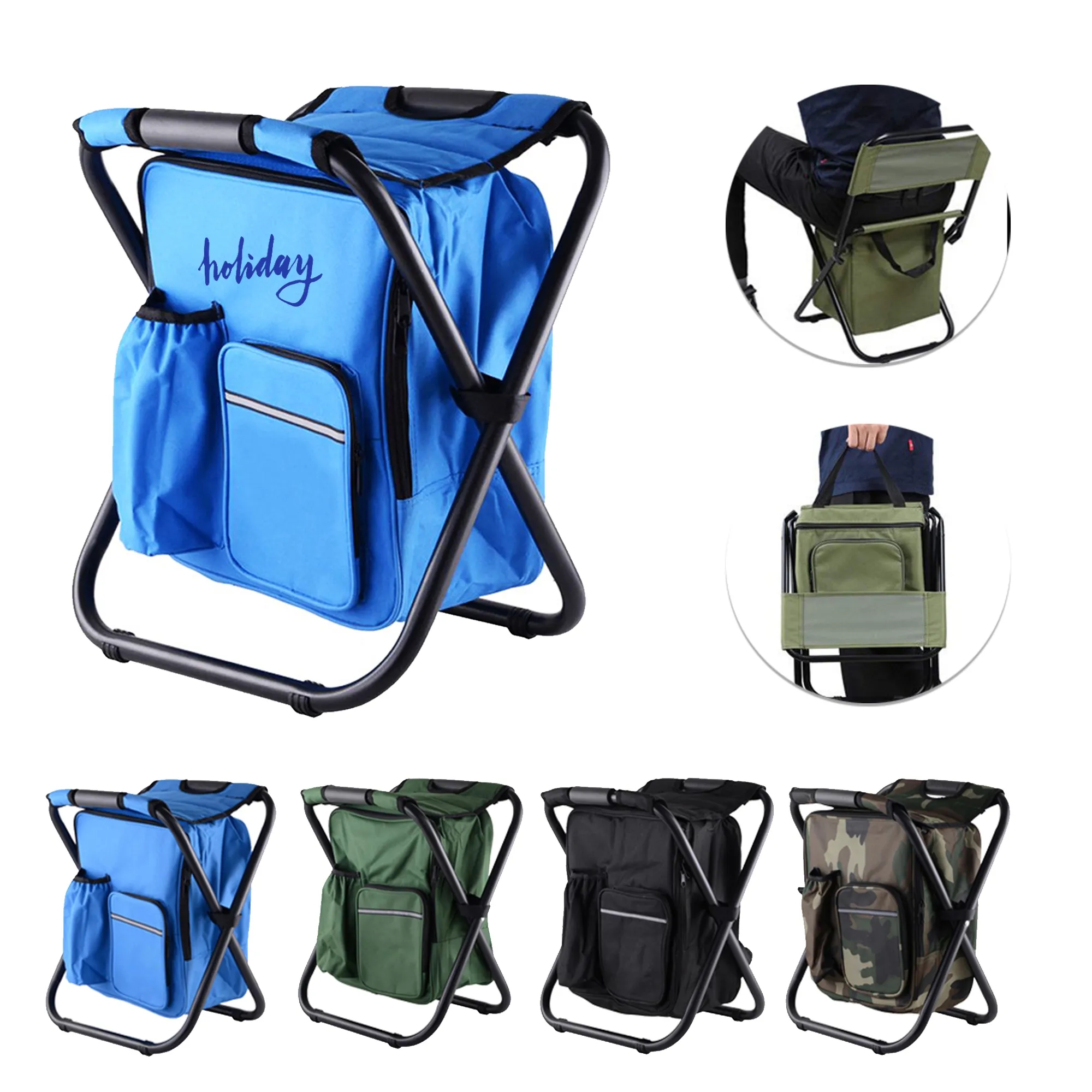 Beach Chair With Cooler Bag